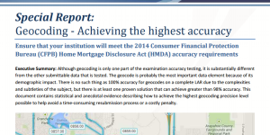 Special Report: Geocoding - Achieving the Highest Accuracy